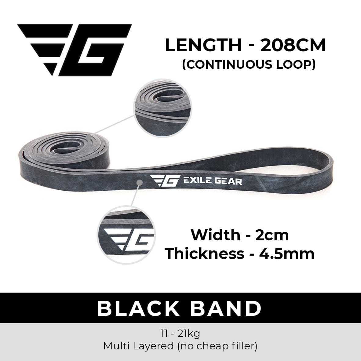 Light Resistance Band - Single Band