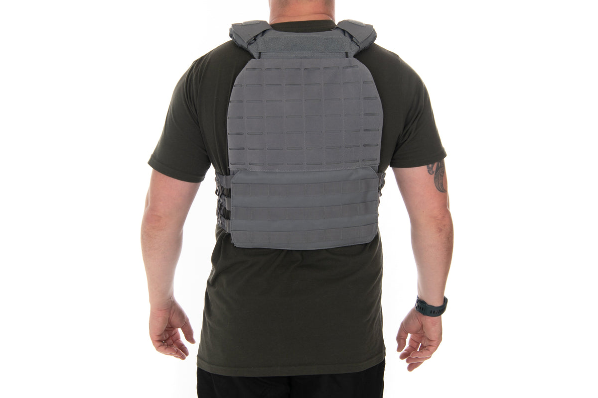Grey weight vest