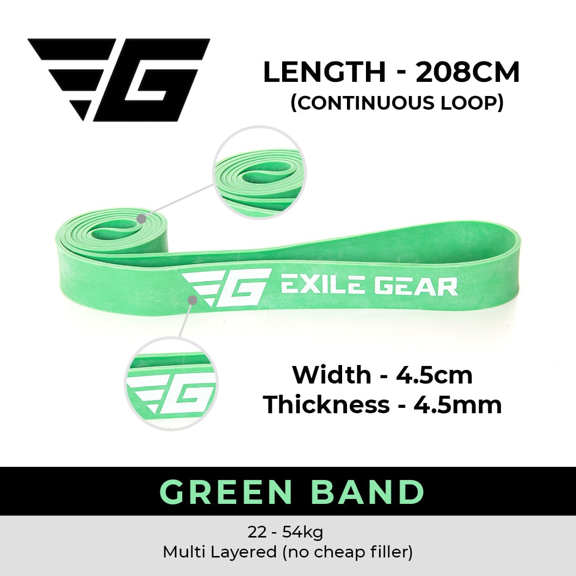 Strong &amp; Extra Strong Resistance Bands - 2 Bands