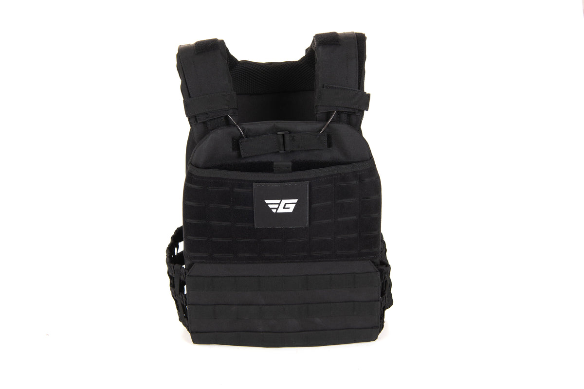 Black weighted vest