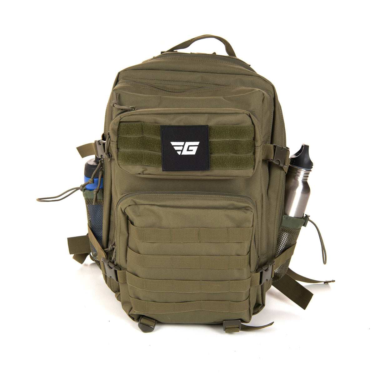green rucking backpack